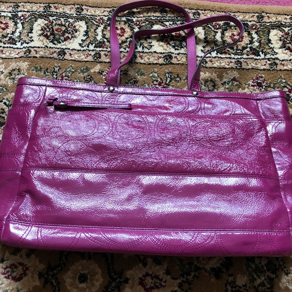 Coach baby bag